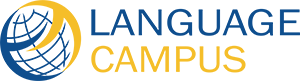Logo der Sprachschule Language Compas auf Gran Canaria.