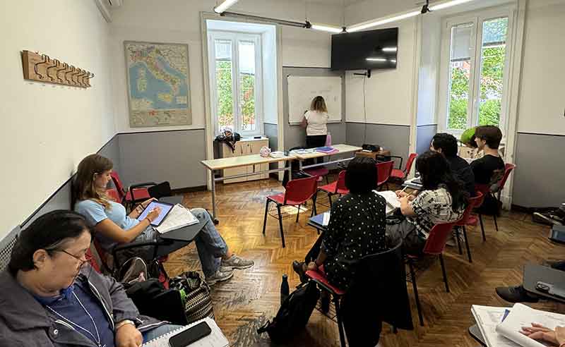 Die Sprachschule Centro Linguistico Italiano Dante Alighieri (CLIDA) in Rom